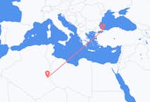 Flyreiser fra Illizi, Algerie til Istanbul, Tyrkia