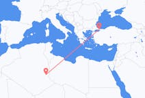 Flyrejser fra Illizi, Algeriet til Istanbul, Tyrkiet