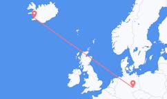 Flyreiser fra Leipzig, Tyskland til Reykjavik, Island