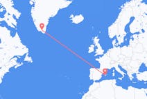 Vluchten van Narsarsuaq, Groenland naar Palma de Mallorca, Spanje