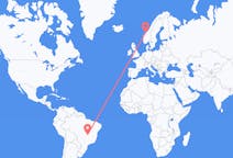 Flights from Brasília, Brazil to Kristiansund, Norway