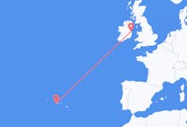 Fly fra Horta, Azores til Dublin