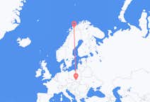 Flyg från Bardufoss, Norge till Krakow, Norge