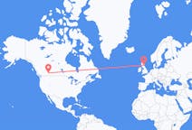 Flyg från Calgary, Kanada till Dundee, Skottland