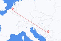 Vluchten van Kraljevo, Servië naar Brussel, België