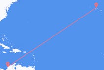 Flights from Cartagena, Colombia to Graciosa, Portugal