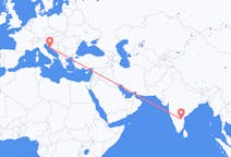出发地 印度丘德达帕目的地 克罗地亚扎达尔的航班