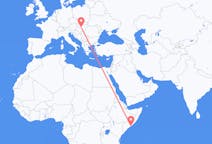Flights from Mogadishu to Budapest