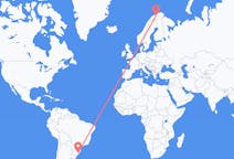 Flyrejser fra Porto Alegre, Brasilien til Alta, Norge