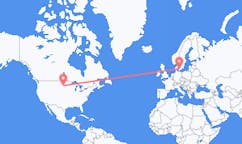 Flyg från Aberdeen, USA till Köpenhamn, Danmark