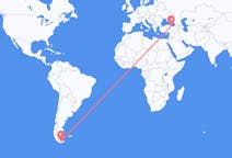 Flights from Ushuaia, Argentina to Giresun, Turkey