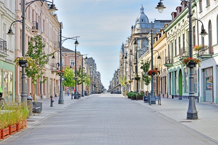 Photo of the city of Lodz, Poland