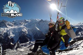 Flyga i paragliding! Paragliding-upplevelse över Chamonix!