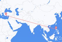 Flyreiser fra Manila, Filippinene til Antalya, Tyrkia