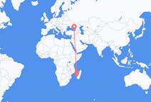 Flyg från Toliara, Madagaskar till Trabzon, Turkiet