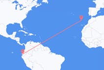 Flyrejser fra Guayaquil til Funchal