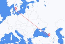 Flyreiser fra Batumi, Georgia til Angelholm, Sverige