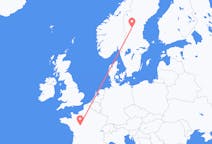 Flights from Tours, France to Sveg, Sweden