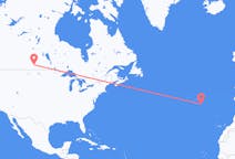 Flyg från Regina, Saskatchewan till Santa Maria, Kap Verde