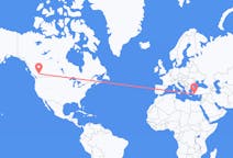 Flyreiser fra Kamloops, Canada til Dalaman, Tyrkia