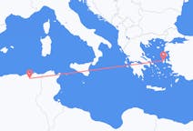 Рейсы от Константина, Алжир на Хиос, Греция