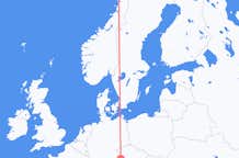 Flyrejser fra Sandnessjøen til Salzburg