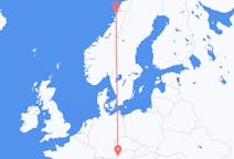 Flights from Sandnessjøen, Norway to Salzburg, Austria