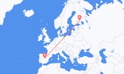 Flights from Madrid, Spain to Savonlinna, Finland