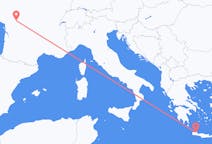 Flights from Poitiers, France to Chania, Greece