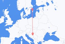 Flyg från Tuzla, Bosnien och Hercegovina till Visby, Sverige