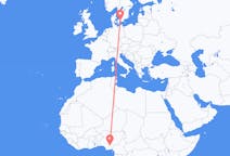 Flyreiser fra Enugu, Nigeria til København, Danmark