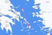 Vluchten van Naxos naar Skyros