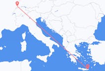 Flights from Sitia, Greece to Basel, Switzerland