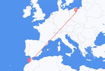 Flyg från Rabat, Marocko till Bydgoszcz, Polen