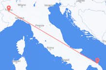 Flug frá Brindisi, Ítalíu til Tórínó, Ítalíu