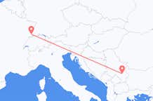 Flyreiser fra Mulhouse, Sveits til byen Niš, Serbia