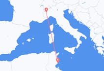 Loty z Sfax, Tunezja do Turynu, Włochy