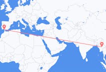 Flights from Heho, Myanmar (Burma) to Jerez de la Frontera, Spain