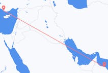 Flyrejser fra Muscat til Gazipaşa