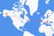 Flights from Anchorage to Tirana