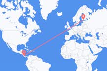 Flights from San José to Helsinki