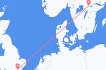 Flyg från London, England till Örebro, Sverige