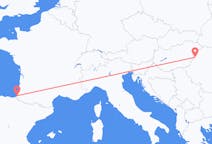 Flyg från Oradea, Rumänien till Biarritz, Frankrike