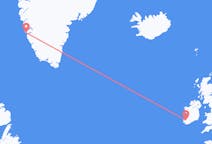 Vols de Comté de Kerry, Irlande à Nuuk, le Groenland