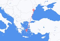 Vols depuis la ville de Constanța vers la ville de Naxos