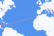 Flyrejser fra San Andrés, Colombia til Thessaloniki, Grækenland