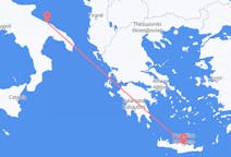 Flights from Heraklion, Greece to Bari, Italy