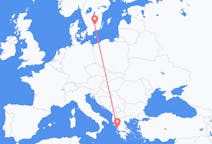Flights from Preveza, Greece to Växjö, Sweden