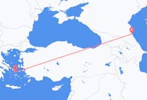 Flyreiser fra Makhatsjkala, Russland til Mykonos, Hellas