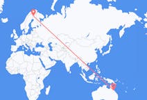 Flyreiser fra Townsville, Australia til Kolari, Finland